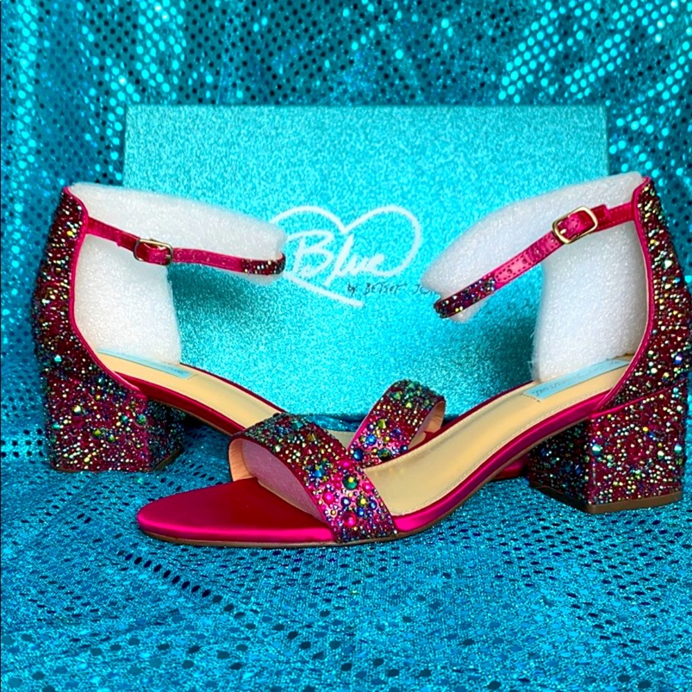 Blue by Betsey Johnson Mari Block Heels